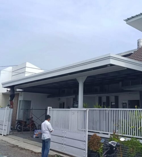 Bengkel Las Produksi Kanopi Galvalum di Surabaya